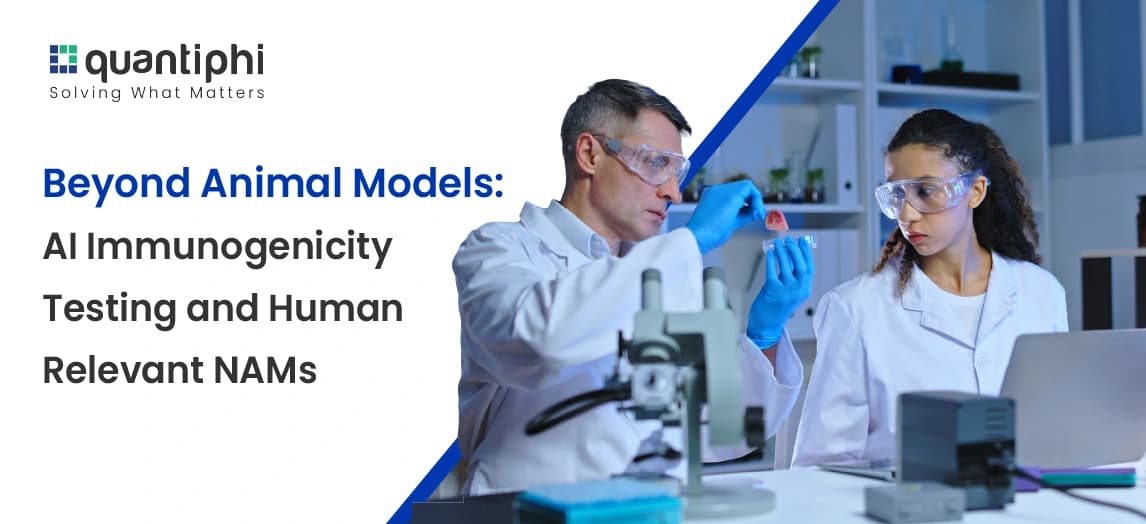 Beyond Animal Models: AI Immunogenicity Testing and Human-Relevant NAMs